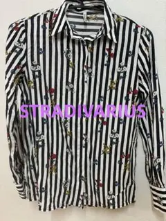 [美品] STRADIVARIUS 柄シャツ　S