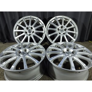 日産　エクストレイル　純正アルミホイール　18x7.5J　5穴　114.3　+40　4本SET◎中古　傷、腐食あり◎旭川手渡可◎6111401F15