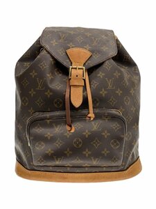 LOUIS VUITTON◆モンスリ_モノグラム・キャンバス_BRW/PVC/BRW