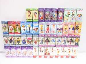 1円スタート ワンピース ONE PIECE ワールドコレクタブルフィギュア ワーコレ 48個まとめ売り ルフィ ウタ ゾロ 他 1スタ 中古品 ★1199