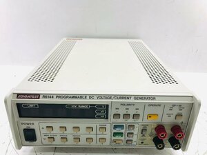 ☆ADVANTEST R6144 PROGRAMMABLE DC VOLTAGE/CURRENT GENERATOR　通電不可