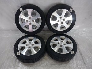 ☆ワゴンR MRワゴン☆タイヤ 23年製 山あり 165/55R14 グッドイヤー☆ 4H 100 4.5J +50 14インチ スズキ純正 アルミホイール付 4本