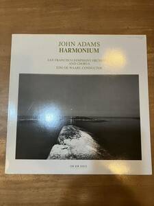 中古LP JOHN ADAMS/harmonium 日本盤　見本盤　美品