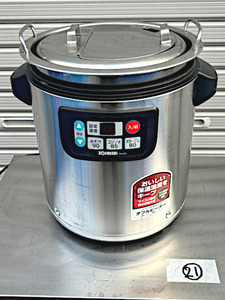 2011年製 ZOJIRUSHI 象印 マイコン ステンレス スープジャー TH-CU080 8L スープウォーマー 保温 厨房機器 