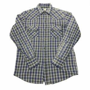 リー ウエスターナー ウエスタンシャツ チェックシャツ 長袖シャツ ネルシャツ Lee Westerner Western Check Shirt /Levi