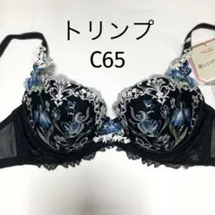 C65 トリンプ プレミアム レッドレーベル0078 ブラジャー　美しいデコルテ