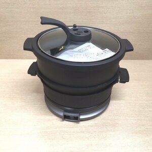 □タイガー　家庭用グリル鍋(三段重ねタイプ　CQB-V　2011年製　τ□