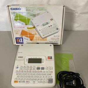 通電のみ　CASIO カシオ ネームランド KL-F10 BiZ ラベルライター　着せ替えクリップ付き