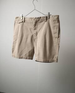 Polo by Ralph Lauren classic chino shorts beige ラルフローレン 90s ワイド クラシック チノ ショーツ ハーフパンツ W38 ベージュ P854