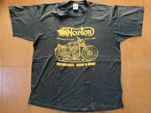 ネオ ビンテージ！ＸＬサイズ★90年製 JERZEES ジャージーズ！1953年 Norton MANX ノートン マンクス 古着 Tシャツ 59club ロッカーズ