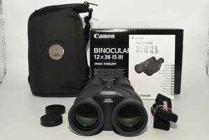 【特上品】 Canon 双眼鏡 12×36 IS Ⅲ BINO12X36IS3　#7749