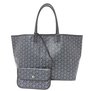 ゴヤール GOYARD バッグ レディース メンズ ブランド トートバッグ ゴヤールディンキャンバス サンルイPM グレー リバーシブル 大きめ 軽い