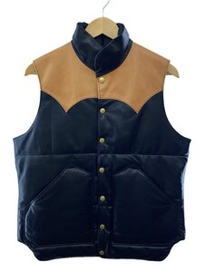 CALIFORNIA MFG.CO.◆All Leather Primaloft Vest/中綿/ベスト/S/レザー/BLK/RCL-10057HC