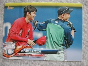 18ToppsUpdate#153 Shohei Ohtani(大谷翔平)＆Ichiro（イチロー） インサートカード