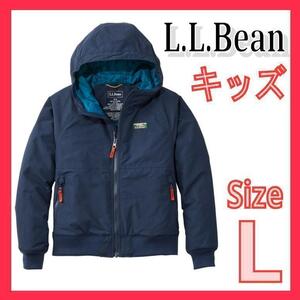 美品 L.L.Bean　エルエルビーン キッズ　ダウンコート ジャケット L 160cm