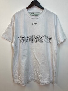 ☆OFF-WHITE オフホワイト☆ Futura Atoms oversize t-shirt Tシャツ カットソー ホワイト