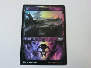 MTG 美品 【沼（ショーケースFOIL）】 （コモン） M21 日 1枚迄