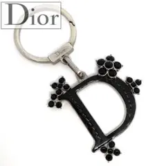 DIOR クリスチャン ディオール キーリング バッグ チャーム ストーン CD