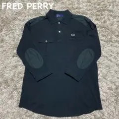 FRED PERRY フレッドペリー ポロシャツ 長袖七分 ロゴ刺繍 シンプル