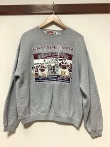 よ1427 CAPTAIN SANTA キャプテンサンタ スウェット トレーナー M 裏パイル グレー 浜松 BOATSWAIN 10周年記念