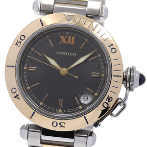 カルティエ CARTIER W31016N1 パシャC YGコンビ デイト 自動巻き メンズ _861417