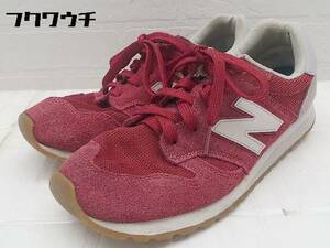 ◇ New Balance ニューバランス U520AH スニーカー シューズ サイズ24cm レッド グレー系 レディース