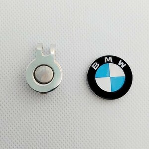 BMW ゴルフマーカー　マグネット台座　ハットクリップ