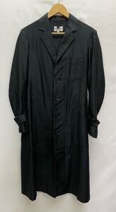 20241028【SCYE】サイ Cotton Moleskin Work Coat ロングコート ブラック コットン ショップコート 7717-75803