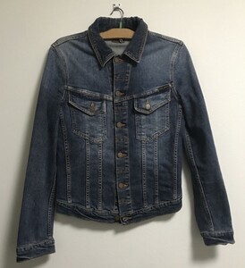 ★美品★nudie jeans★ヌーディー ジーンズ★PERRY ペリー★デニムジャケット★Gジャン★サイズXS★