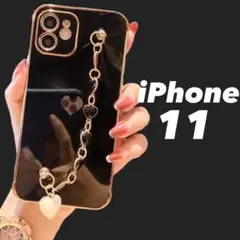 ★iPhone11★ iPhoneケース 黒  韓国 大人気 送料無料