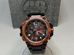 40周年限定モデル！新品 CASIO G-SHOCK MT-G フレアレッド 電波ソーラー腕時計 MTG-B3000FR-1AJR ブラック文字盤 メンズ 質屋の質セブン