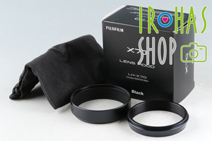 Fujifilm X70 Lens Hood + Adapter Ring With Box #42968L6