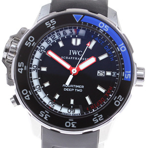 IWC IWC SCHAFFHAUSEN IW354702 アクアタイマー ディープツー デイト 自動巻き メンズ 保証書付き_821087