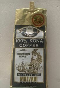 送料込み Mulvadiマルバディ 粉のコナコーヒー100% KONA coffee 198g 賞味期限2025.01.22