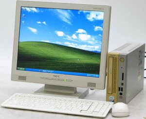 東芝 EQUIUM S6300 PES6320ENYY29 ■ 15インチ 液晶セット ■ Core2Duo-4400/CDROM/コンパクト/希少OS/動作確認済/WindowsXP デスクトップ