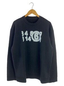 MM6◆スウェット/XL/コットン/BLK/S52GU0196