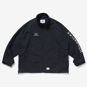 美品 黒L WTAPS 2022ss TRACK / JACKET / NYLON. TUSSAH トラックジャケット