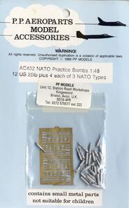 P PPエアロパーツ 1/48 AC402 NATO/USAF 訓練弾 