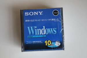 【80枚セット】【新品・未開封】 SONY 2HD フロッピーディスク DOS/V用 Windowsフォーマット 3.5インチ ブラック