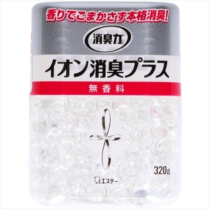 まとめ得 消臭力クリアビーズ イオン消臭プラス 本体 無香料 エステー 芳香剤・部屋用 x [16個] /h