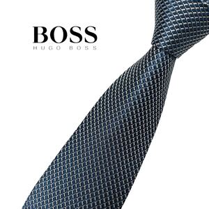 HUGO BOSS ネクタイ やや細身 小紋柄 ヒューゴボス USED 中古 m1509