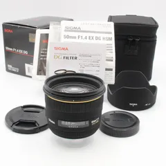 【極美品】 SIGMA シグマ 50mm f1.4 EX DG HSM キヤノン Canon 元箱 付属品 付き 61002