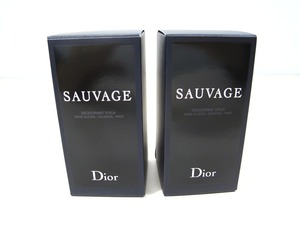 Ｄior SAUVAGE ディオール ソヴァージュ パフューム ボディ スティック 75g　2個セット　未使用　保管品