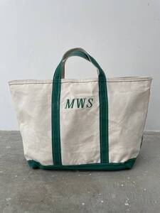 希少！美品！USA製！80s 90s L.L.Bean BOAT AND TOTE エルエルビーン トートバッグ コットンキャンバス ツール アウトドア 