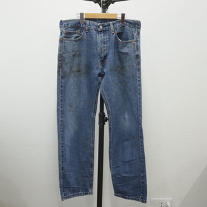 C188 2000年代製 LEVIS リーバイス デニムパンツ■00s 表記36インチ ブルー 505 Gパン アメカジ ストリート 古着 古着卸 激安 希少 90s 80s