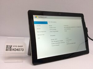 ジャンク/ Microsoft Surface Go Intel Pentium 4415Y メモリ8.19GB NVME128.03GB 【K04073】