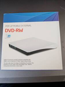 POP-UP MOBILE EXTERNAL 外付けドライブ （内蔵ドライブ：hp　DVDマルチドライブ　GUD1N(S05NT)　未使用）