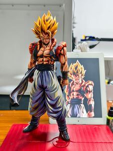 1円~ドラゴンボール ゴジータ 孫悟空 ゲームの配色 二次元色 2D塗装 一体物 28cm