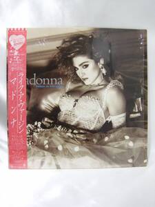 R1-151◆中古 現状品 帯付き Madonna マドンナ like a virgin ライク・ア・ヴァージン LP盤 レコード P-13033