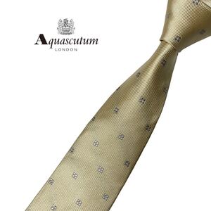 AQUASCUTUM ネクタイ 花柄 アクアスキュータム USED 中古 m1172